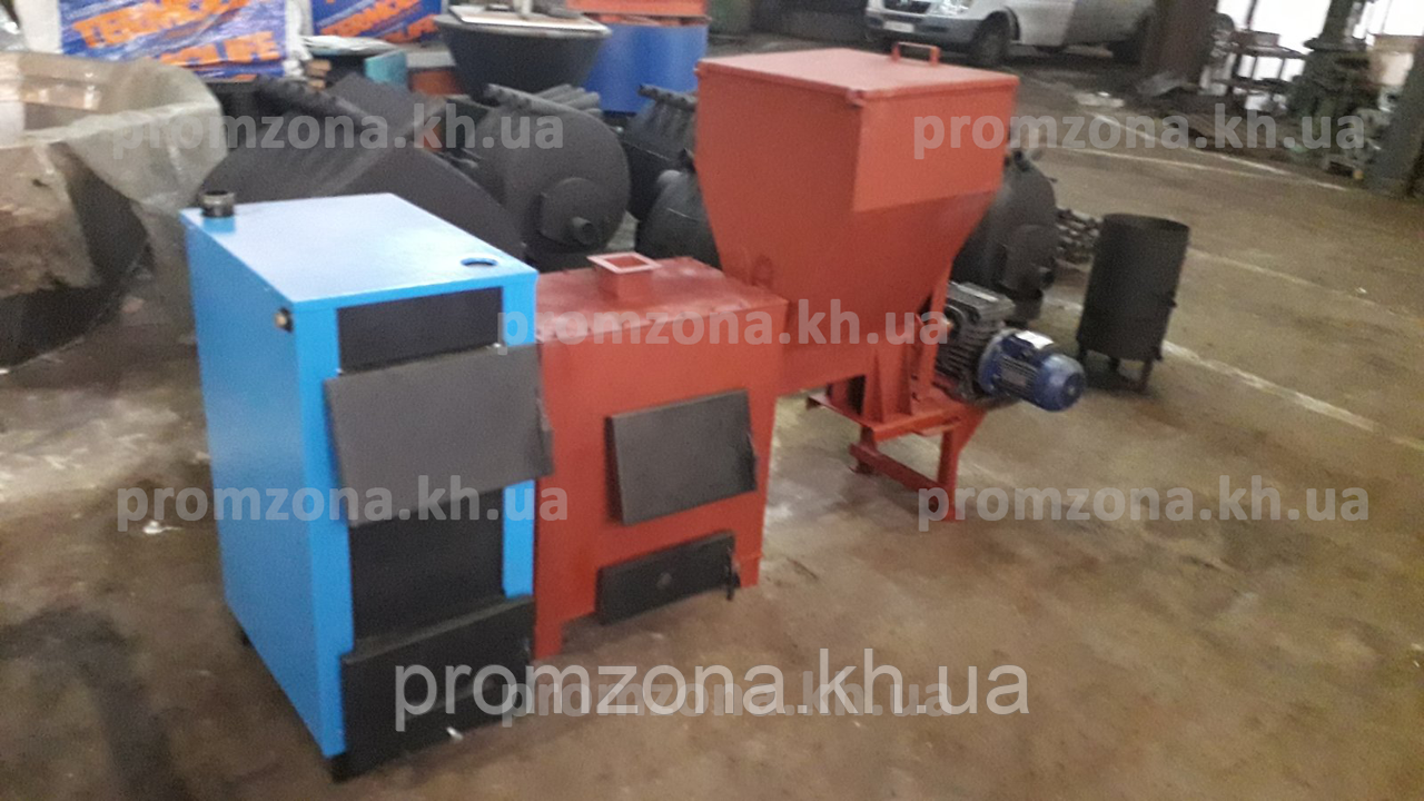 Автоматичний твердопаливний котел утилізатор "termoS" — 30 кВт