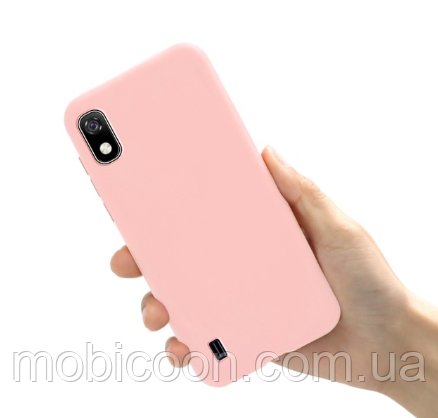 Чохол Silicon Case для Samsung Galaxy a10 Рожевий (a105 SM-A105FZBGS)