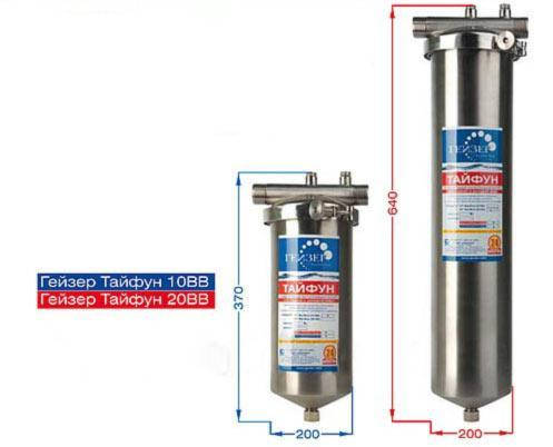Тайфун BB20 корпус магистрального фильтра для холодной и горячей воды ...