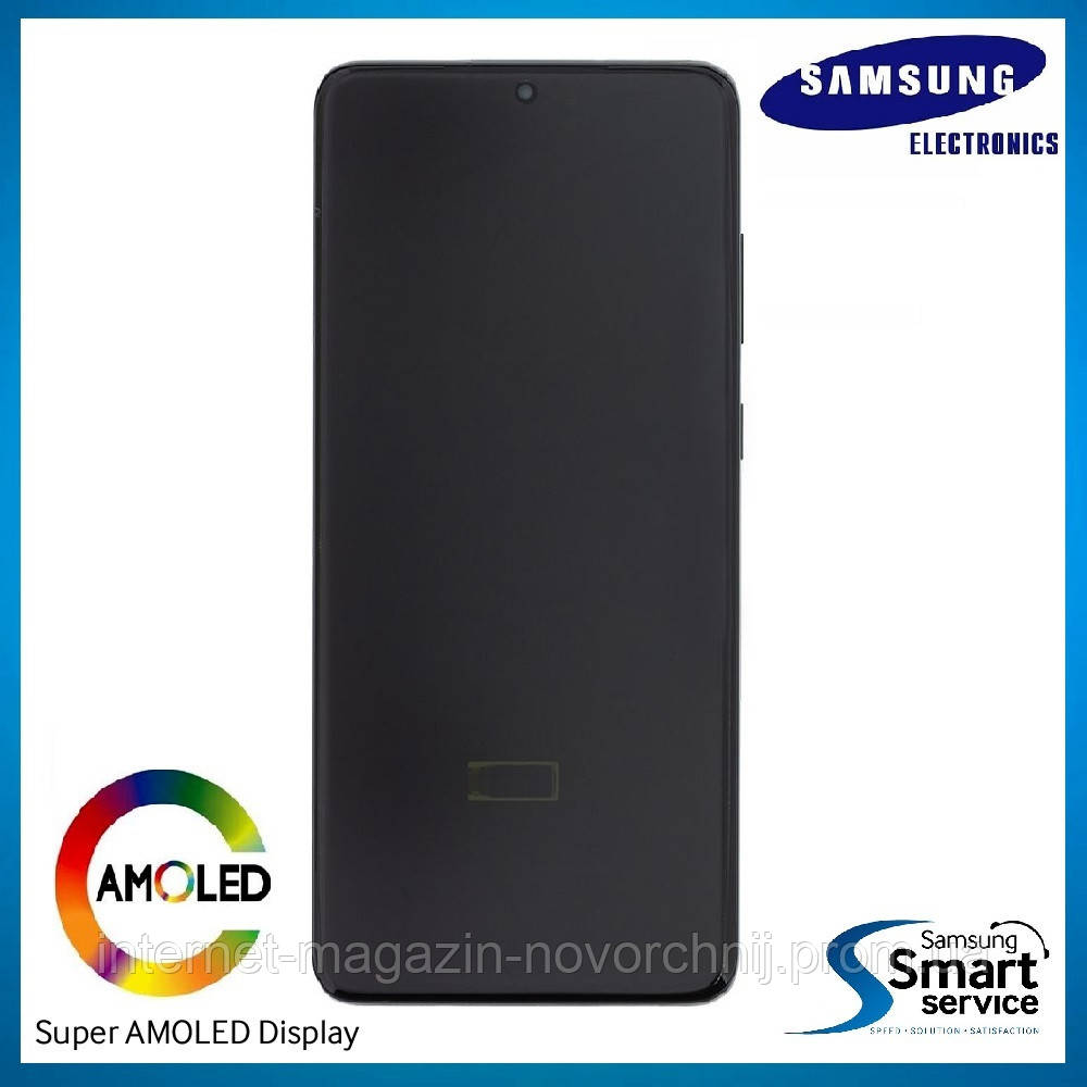 Дисплей Samsung G985 Galaxy S20+ Чорний Cosmic Black GH82-22134A оригінал!