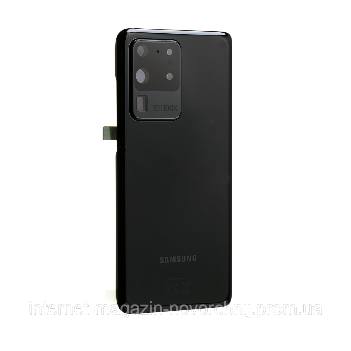 Кришка задня Samsung SM-G988 Galaxy S20 Ultra,Чорна(Cosmic Black), GH82-22262A, оригінал!