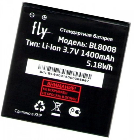 Акумулятор Fly BL8008 / FS401, 1500 mAh Original PRC