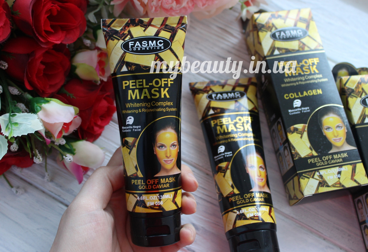 Золота маска-плівка для обличчя Fasmc cosmetics Collagen