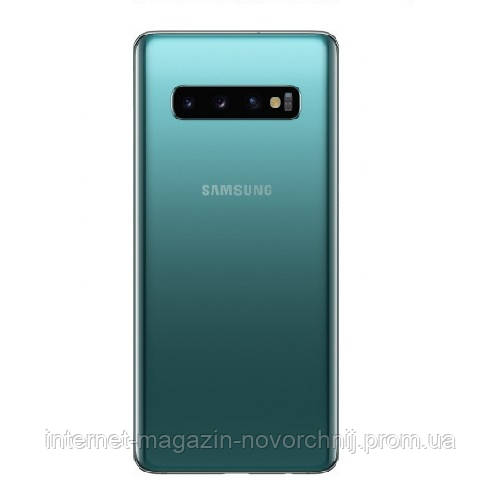 Кришка задня Samsung SM-G973 Galaxy S10, Зелена Green, GH82-18574E, оригінал!