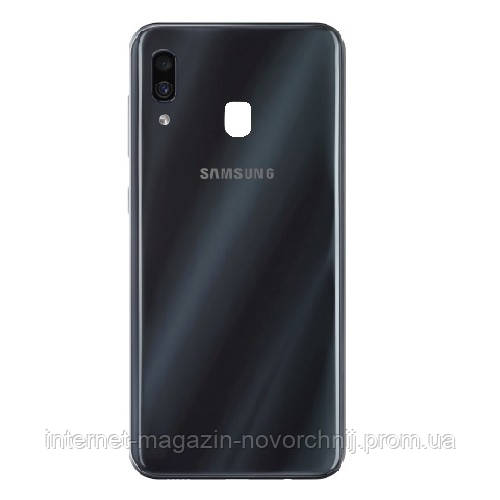 Кришка задня панель) Samsung A305 Galaxy A30 Black Чорна GH82-19255A оригінал!
