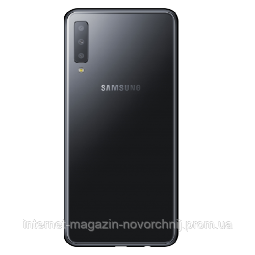 Кришка задня панель) Samsung A750 Galaxy A7(2018) Чорна Black GH82-18103A оригінал!
