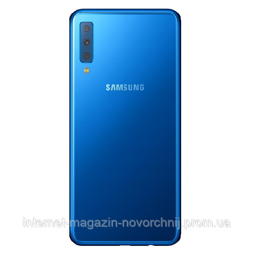 Кришка задня панель) Samsung A750 Galaxy A7(2018) Блакитна Blue GH82-18103D оригінал!