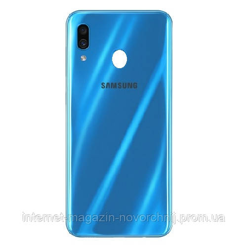 Кришка задня панель) Samsung A305 Galaxy A30 Блакитна Blue GH82-19255C оригінал!