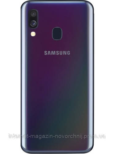 Кришка задня панель) Samsung A405 Galaxy A40 Чорна Black GH82-19726A оригінал!