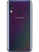 Кришка задня панель) Samsung A405 Galaxy A40 Чорна Black GH82-19726A оригінал!