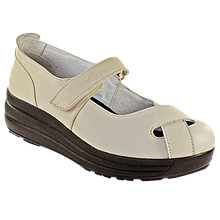 Жіночі ортопедичні туфлі білі 17-022