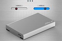 SATA для HDD 2.5" Зовнішня кишеня Blueendless BS-U23Q(9,5) USB 3.0 Original, фото 4