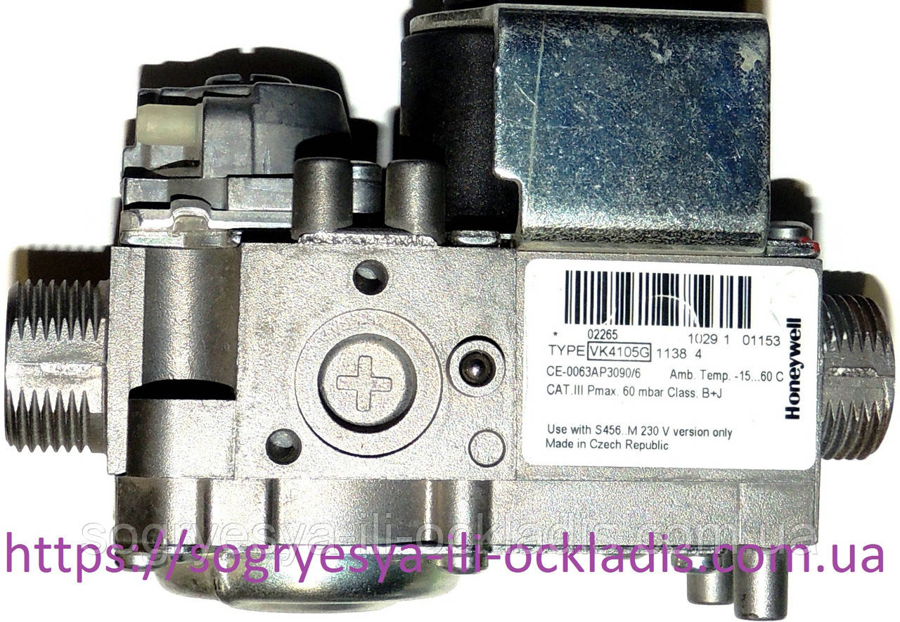 Клапан газ. Honeywell Б/У VK4105G рез.G3/4 (б.ф.у, EU) Baxi-Westen MAIN Four, Quasar D, арт.T1.050, к.з.0849/1, фото 1
