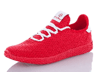 Женские кроссовки Restime текстильные красные для бега и фитнеса