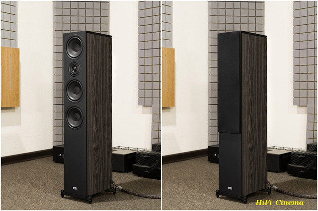 HECO Aurora 1000 Ebony Black with & without grille