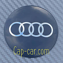 Наклейки для дисків з емблемою Audi. (Ауді) 60мм. Ціна вказана за комплект з 4-х штук