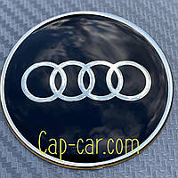 Наклейки для дисків з емблемою Audi. (Ауді) 60 мм. Ціна вказана за комплект із 4 штук