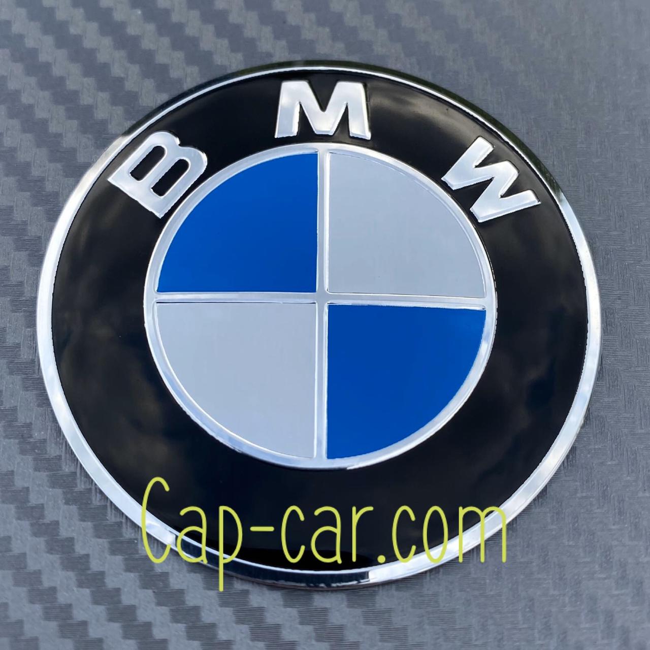 Наклейки для дисків з емблемою BMW (БМВ) 60 мм. Ціна вказана за комплект із 4 штук
