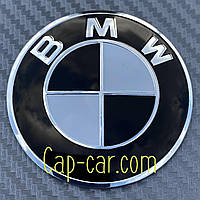 Наклейки 60 мм для дисків з емблемою BMW (БМВ). Ціна вказана за комплект із 4 штук