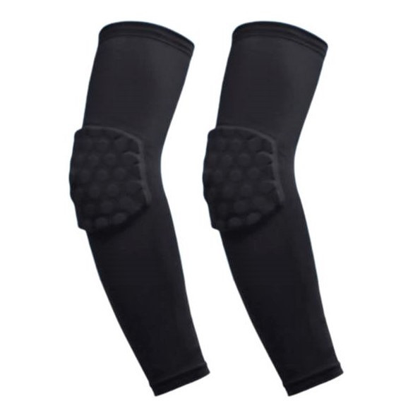 Налокітники баскетбольні 2 шт. Elbow Pads р-р S, M, L, XL, чорний (BC-5666)