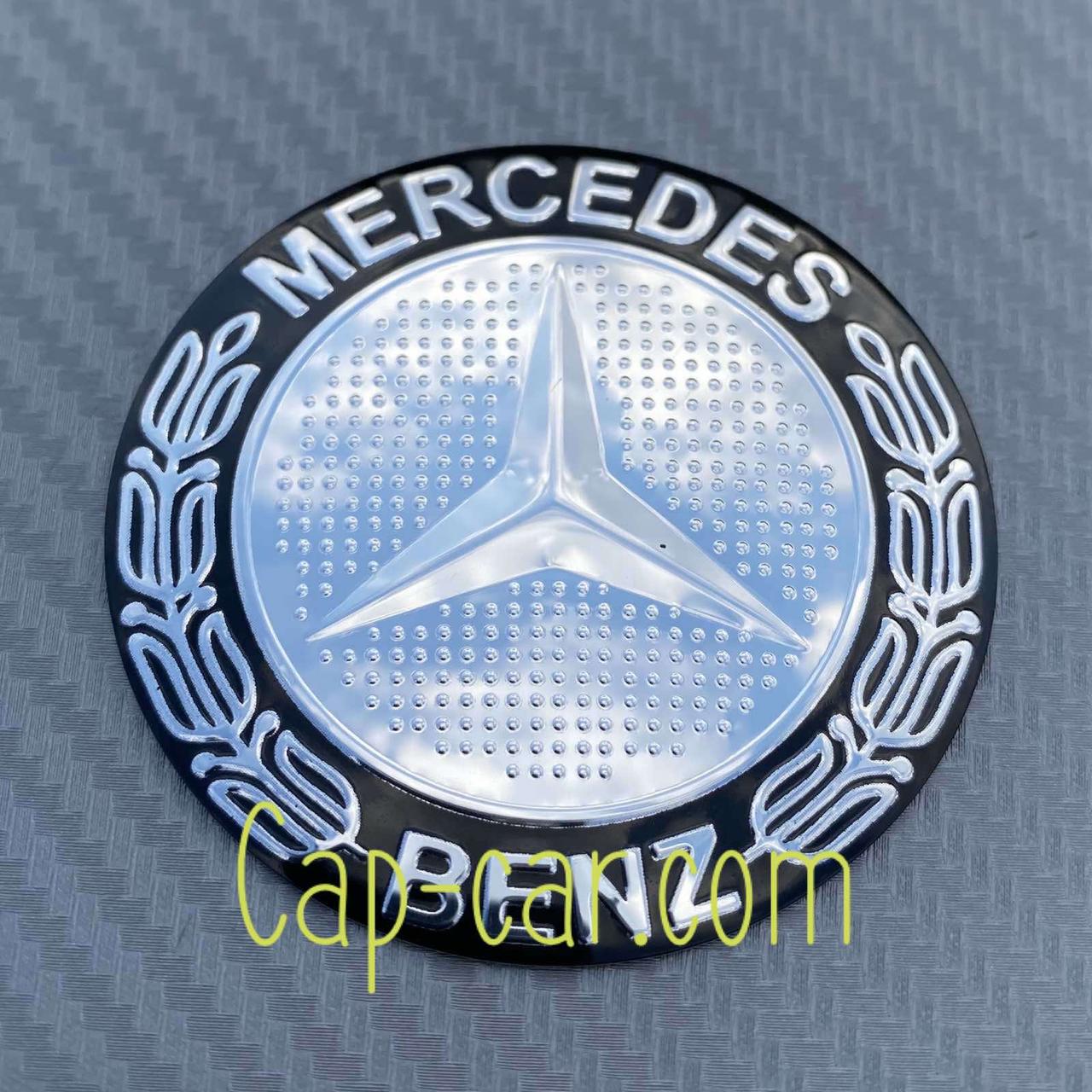 Наклейки для дисків з емблемою Mercedes Benz. ( Мерседес ) Ціна вказана за комплект з 4-х штук, фото 1