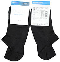 Носки короткие мужские летние, черные, спортивные, размер 25-27, Дюна