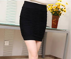 Стильна міні спідниця олівець оригінального дизайну, фото 3