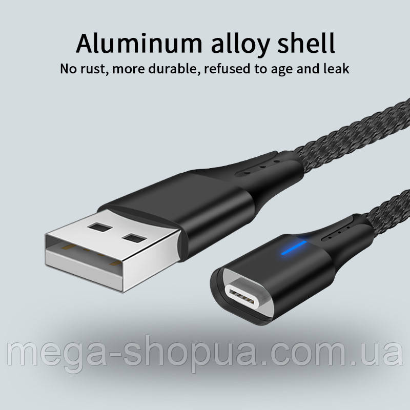 Магнитный кабель для быстрой зарядки USB - Lightning зарядный зарядка ...