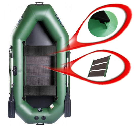 Aqua Storm ST260Ps човен Шторм 260 з килимком і пересувними сидіннями