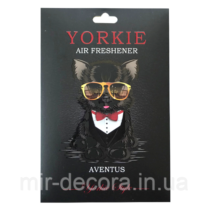 Ароматизатор в авто/гардероб парфумований Yorkie Style AVENTUS Creed