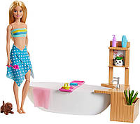 Оригинальный детский игровой набор Барби Спа-салон Barbie Fizzy Bath GJN32