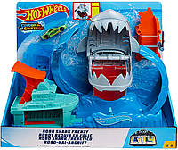 Ігровий набір Хот Вілс Голодна акула-робот Зміни колір Hot Wheels City Color Changing Robot Shark GJL12