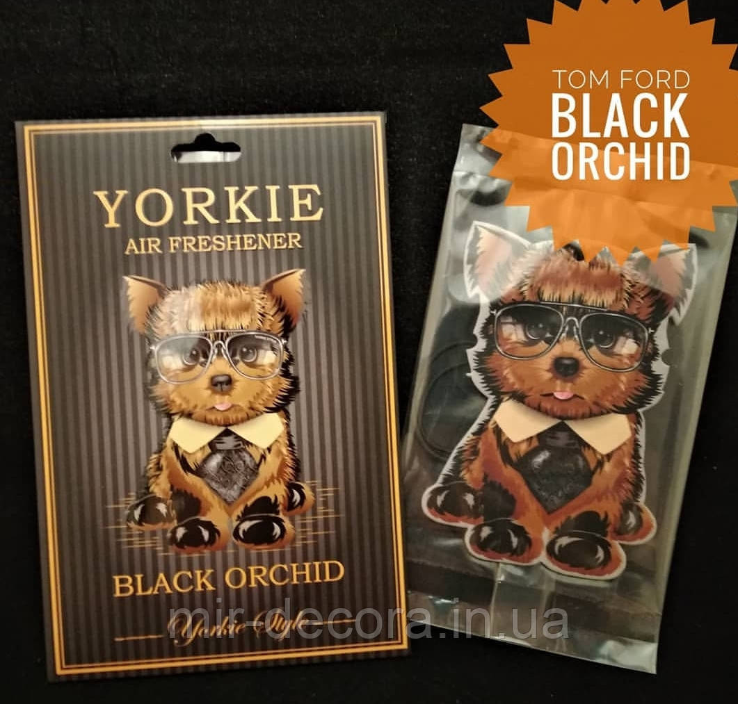 Ароматизатор в авто/гардероб парфумований Yorkie Style BLACK ORCHID Tom Ford