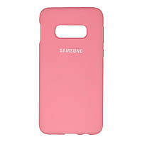Чехол для Samsung S10e / SM-G970 силиконовый противоударный Silicone Cover розовый