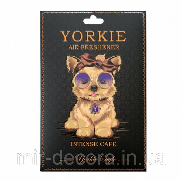 Ароматизатор в авто/гардероб парфумований Yorkie Style INTENSE CAFE Montale