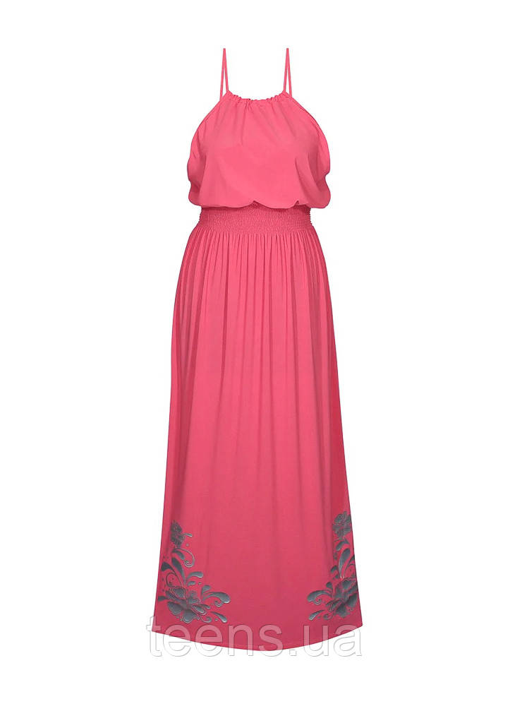 Сарафан спідниця в підлогу/ візерунок Барвінок, фото 1