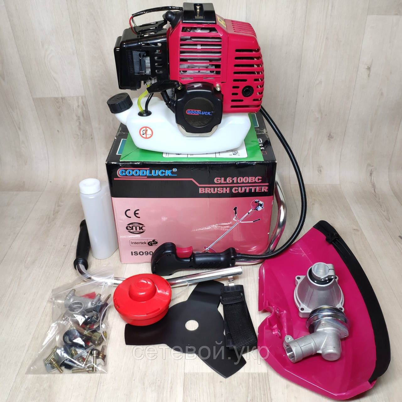 Бензокоса Goodluck GL6100BC (1 ніж, 1 котушка) мотокоса