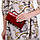 Червоний жіночий гаманець шкіряний лаковий Kafa з rfid-блокуванням, фото 2