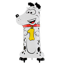 Кулька Цифра "1 Собачка" (102 см), Італія