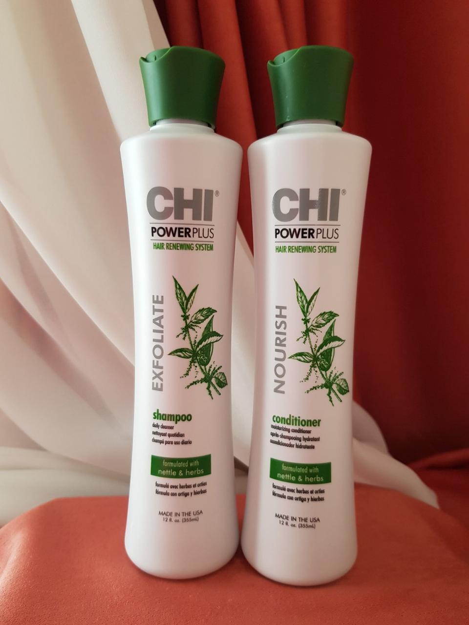 Набір CHI Power Plus шампунь 355 мл+ кондиціонер 355 мл, фото 1