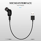 Міні гарнітура х9, МІНІ Навушник Bluetooth бездротовий, фото 7