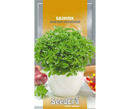 Насіння Базиліка зелений кімнатний 0,5 г, Seedera, фото 2