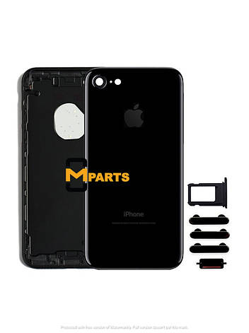 Кришка корпус для iPhone 7 back cover jet black, фото 2