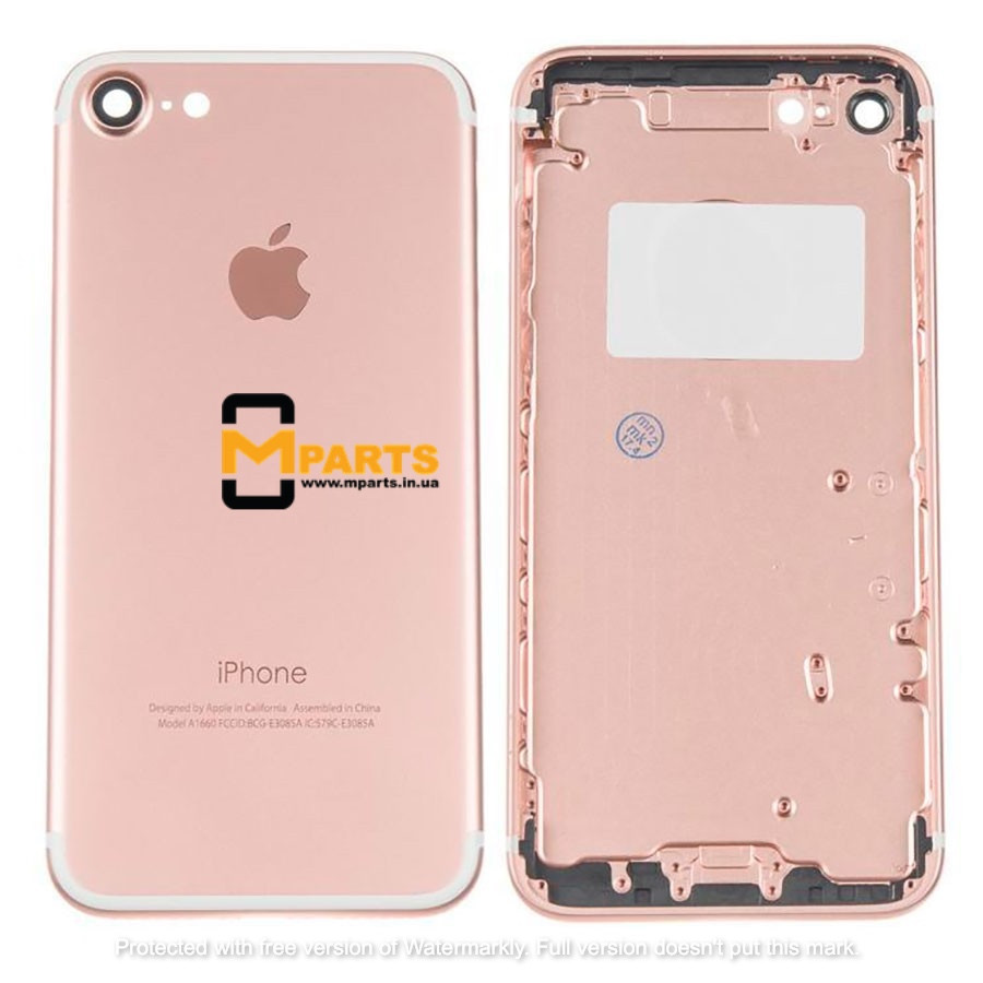 Кришка корпус для iPhone 7 back cover rose gold