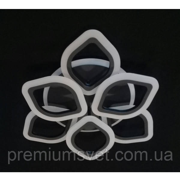 Люстра пристебна A 3002/3+3 BK LED 3color dimmer, фото 1