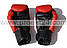 Боксерські рукавички 10 оz кожвініл, червоні BOXER, фото 8