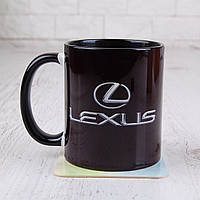 Черная чашка Lexus (Лексус)