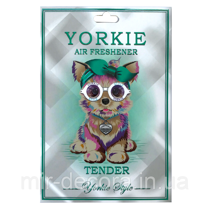 Ароматизатор в авто/гардероб парфумований Yorkie Style TENDER Chanel