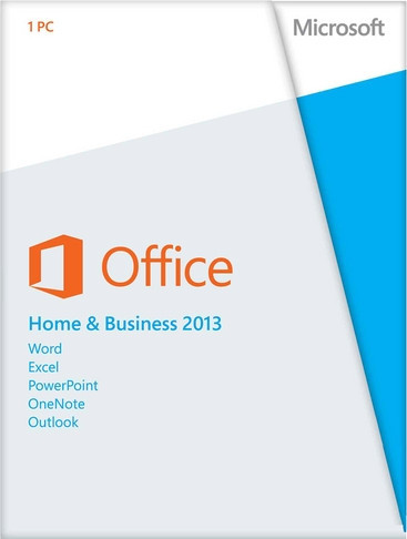 Microsoft Office 2013 Home and Business, 32/64-bit, Rus стрейч-карточка