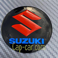Наклейки для дисків з емблемою Suzuki (Сузуки) 60 мм. Ціна вказана за комплект із 4 штук